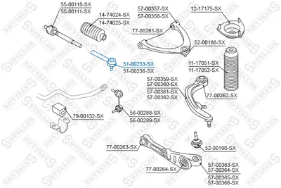 Tie Rod End Nissan 350Z Coupe · Nissan 350Z Roadster