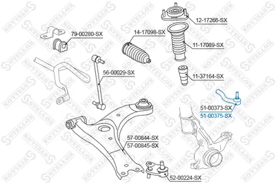 Tie Rod End Toyota AVENSIS Saloon · Toyota AVENSIS Estate · Toyota VERSO