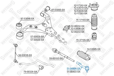 Tie Rod End Hyundai TUCSON · Hyundai TUCSON SUV Van · Kia SPORTAGE II