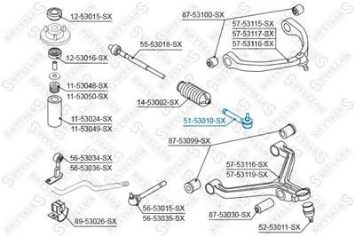 Tie Rod End Kia PREGIO Van · Kia PREGIO Bus