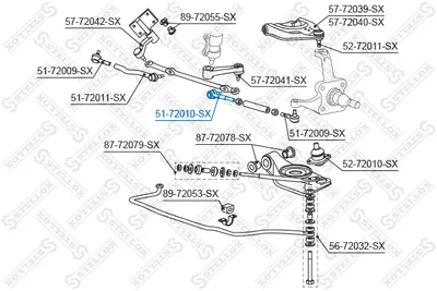 Tie Rod End Mitsubishi LANCER II · Mitsubishi SAPPORO II · Mitsubishi STARION