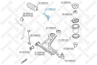 Tie Rod End Chevrolet EVANDA · Chevrolet EPICA · Daewoo NUBIRA