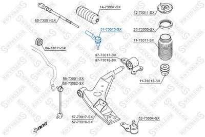 Tie Rod End Chevrolet EVANDA · Chevrolet EPICA · Daewoo EVANDA
