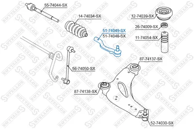 Tie Rod End Fiat TALENTO Bus · Fiat TALENTO Van · Fiat TALENTO Platform/Chassis