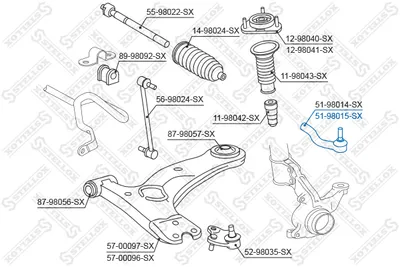 Tie Rod End Daihatsu CHARADE VIII · Toyota COROLLA · Toyota COROLLA Liftback