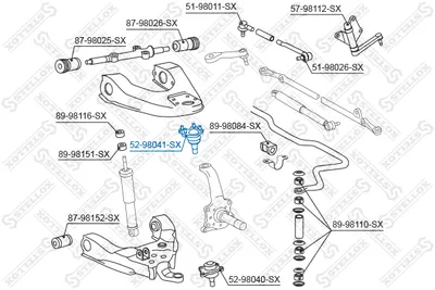 Ball Joint Toyota 4 RUNNER II · Toyota 4 RUNNER I · Toyota HILUX IV Pickup