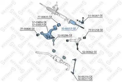 Inner Tie Rod Land Rover RANGE ROVER SPORT I