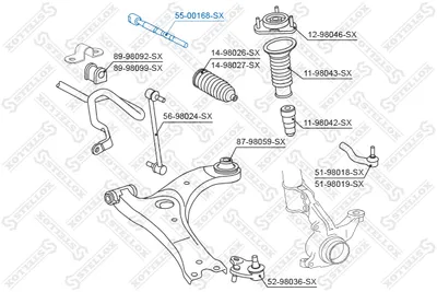 Inner Tie Rod Toyota RAV 4 II · Toyota AVENSIS Saloon · Toyota AVENSIS Estate