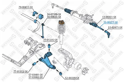 Inner Tie Rod Ford MONDEO III Saloon · Ford MONDEO III · Ford MONDEO III Turnier