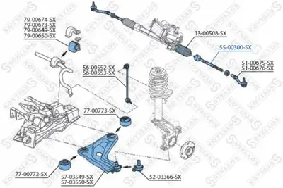 Inner Tie Rod Citroën C3 PICASSO · Peugeot 207 · Peugeot 207 CC