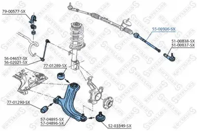 Inner Tie Rod Nissan MICRA III · Nissan MICRA C+C III · Renault MODUS / GRAND MODUS