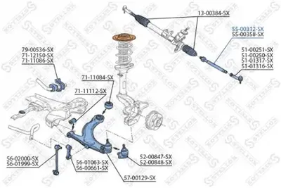 Inner Tie Rod Audi A3 · Seat TOLEDO II · Seat LEON