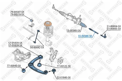 Inner Tie Rod Citroën BERLINGO / BERLINGO FIRST Box Body/MPV · Citroën BERLINGO / BERLINGO FIRST MPV · Citroën BERLINGO MULTISPACE