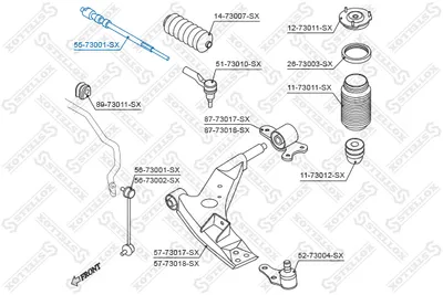 Inner Tie Rod Chevrolet EVANDA · Daewoo LEGANZA · Daewoo EVANDA