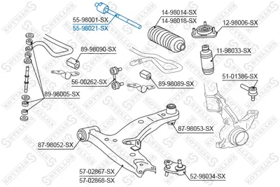 Inner Tie Rod Toyota RAV 4 I · Toyota COROLLA Compact · Toyota COROLLA
