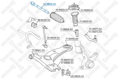 Inner Tie Rod Toyota COROLLA Liftback · Toyota COROLLA · Toyota COROLLA Saloon
