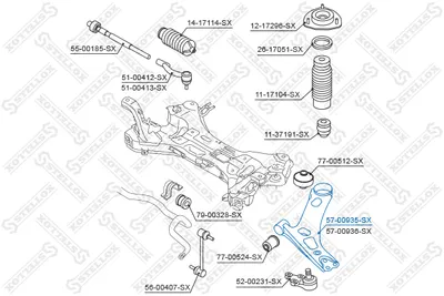 Control/Trailing Arm, wheel suspension Hyundai ix35 · Hyundai ix35 Van · Kia SPORTAGE III