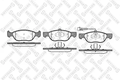 Brake Pad Set, disc brake Alfa Romeo 145 · Alfa Romeo 146 · Fiat PUNTO