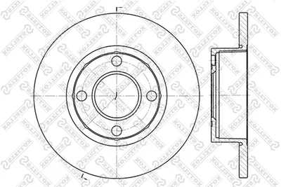 Brake Disc Audi 80 B4 Saloon · Audi 80 B4 Avant · Audi 90 B3