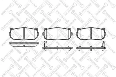 Brake Pad Set, disc brake Honda LEGEND IV · Kia SEPHIA Saloon · Kia CLARUS