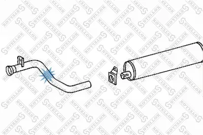Exhaust tube Stellox 82-03643-SX