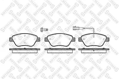 Brake Pad Set, disc brake Alfa Romeo MITO · Audi A1 · Audi A1 Sportback