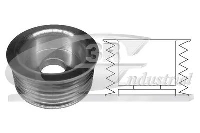 Belt Pulley, alternator Peugeot 406 · Peugeot 406 Break · Peugeot PARTNER Box Body/MPV