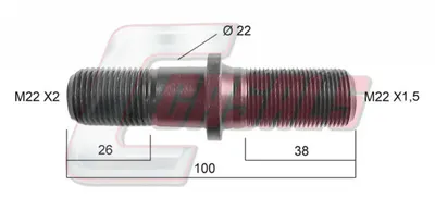CASALS wheel bolt 21147