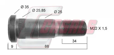CASALS wheel bolt 21173