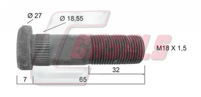 CASALS wheel bolt 21197