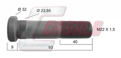 CASALS 21214 wheel bolt