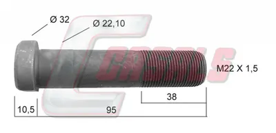 CASALS 21226 wheel bolt
