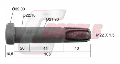 CASALS wheel bolt 21229