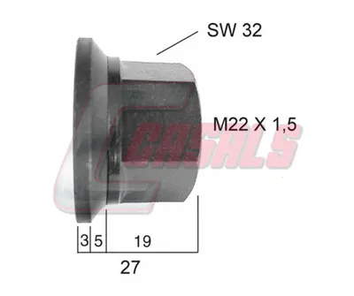 CASALS 21235 wheel bolt
