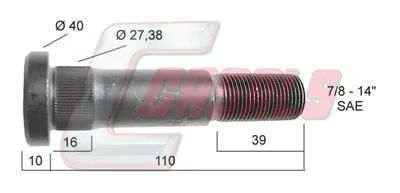 CASALS 21309 wheel bolt