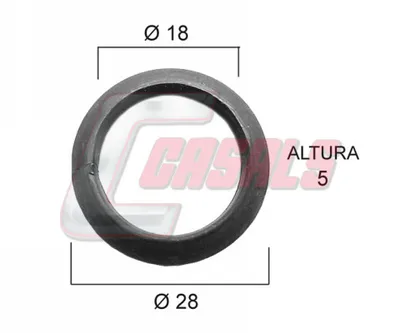 Brake for axles, wheel bearing CASALS 21383