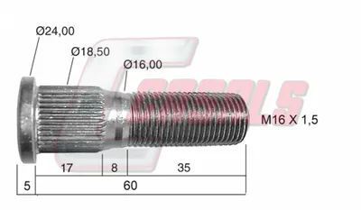 CASALS 21452 wheel bolt