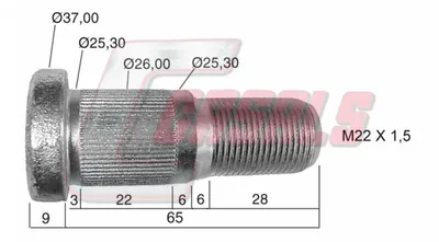 CASALS 21488 wheel bolt