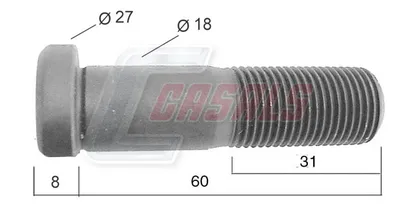 Wheel Stud Mercedes-Benz T2/LN1 Van · Mercedes-Benz T2/LN1 Platform/Chassis · Mercedes-Benz T2/LN1 Cab with engine
