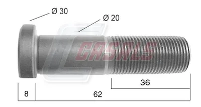 CASALS 21527 wheel bolt