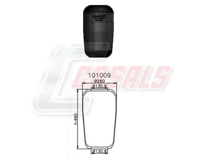 Bellow, air suspension Bmw 7