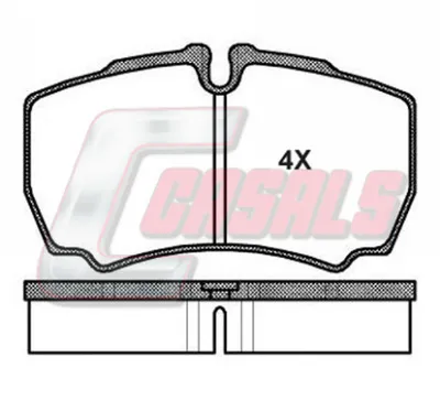 Brake Pad Set, disc brake Fiat PALIO · Fiat PALIO Weekend
