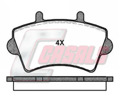 Brake Pad Set, disc brake Alfa Romeo AR 6 Bus · Alfa Romeo AR 6 Van · Audi A4 B7 Convertible