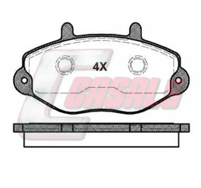 Brake Pad Set, disc brake Ford TRANSIT Bus · Ford TRANSIT Van · Ford TRANSIT Platform/Chassis