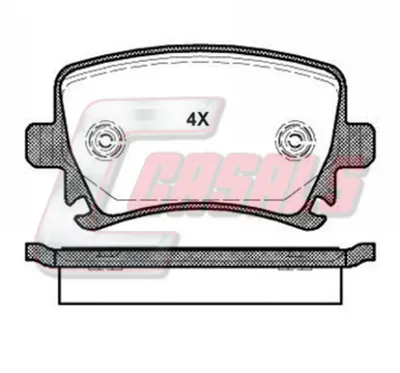 Brake Pad Set, disc brake Audi A4 B5 · Audi A3 · Audi A4 B5 Avant