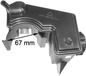 Equalising reservoir, hydraulic oil (power steering) Peugeot 206 Hatchback · Peugeot 206 CC · Peugeot 206 SW
