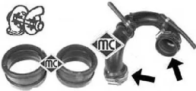 Charge Air Hose Nissan MICRA II · Renault KANGOO · Renault CLIO II