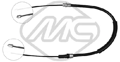 Cable Pull, parking brake Peugeot 607
