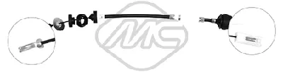 Cable Pull, clutch control Citroën BERLINGO / BERLINGO FIRST Box Body/MPV · Citroën BERLINGO / BERLINGO FIRST MPV · Peugeot PARTNER Box Body/MPV