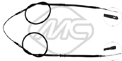 Cable Pull, parking brake Fiat FIORINO Box Body/MPV · Fiat FIORINO · Fiat FIORINO Pick up